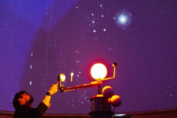 projection at the UW planetarium